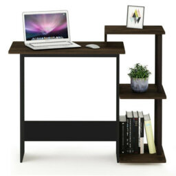 Walplus Furinno Efficient Home Laptop Notebook Computer Desk, Columbia Walnut/brown - thumbnail 2