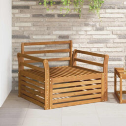 Walplus 2 Piece Outdoor Sofa Set Natural Garden Patio Seating