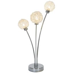 GoodHome Phaidros Spherical Chrome Effect Table Light - thumbnail 3