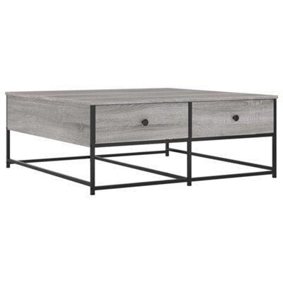 Berkfield Durable Coffee Table Grey Sonoma 100X99X40 Cm Engineered Wood - image 1