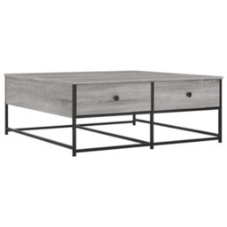 Berkfield Durable Coffee Table Grey Sonoma 100X99X40 Cm Engineered Wood - thumbnail 1