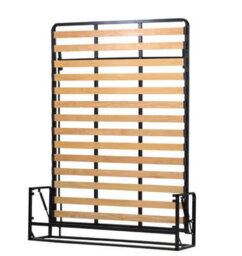 Wallbedking Murphy Bed Vertical 140Cm X 190Cm Classic Wall Bed, Fold-Down Guest Bed For Small Rooms, Apartments And Studios - thumbnail 2