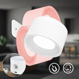 Briloner 2 X Led Wall Light Rechargeable Reading Lamp Magnet Adjustable Spotlight White - thumbnail 7