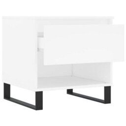 Berkfield Coffee Tables 2 Pcs White 50X46X50 Cm Engineered Wood - thumbnail 7