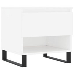 Berkfield Coffee Tables 2 Pcs White 50X46X50 Cm Engineered Wood - thumbnail 5
