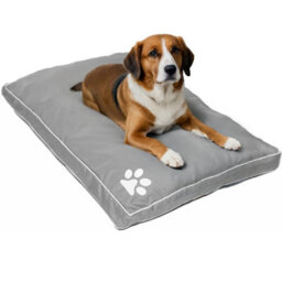 istyle mode Super Soft Cosy Grey Large Dog Beds Cushion Water Resistant Mattresses Washable Zipped Cover With Cushion