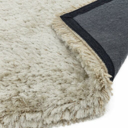 White Easy To Clean Plain Handmade , Luxurious , Modern , Plain , Shaggy , Sparkle Rug For Living Room, Bedroom - 140Cm X 200Cm - thumbnail 4