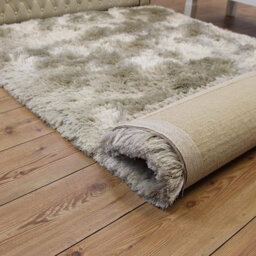 White Easy To Clean Plain Handmade , Luxurious , Modern , Plain , Shaggy , Sparkle Rug For Living Room, Bedroom - 140Cm X 200Cm - thumbnail 6