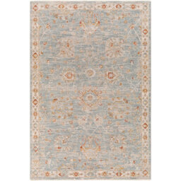 Livabliss Avant Garde-Vintage Beige Blue Brown Traditional Boho Fringe Living Dining Bedroom Rug 152 X 225 Cm Easy Care, Non Shedding - thumbnail 2