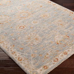 Livabliss Avant Garde-Vintage Beige Blue Brown Traditional Boho Fringe Living Dining Bedroom Rug 152 X 225 Cm Easy Care, Non Shedding - thumbnail 6