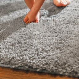 Washable Silver Thick Shaggy Rug, Modern Plain Rug For Bedroom, & Living Room, Silver Rug For Dining Room-67 X 150Cm (Runner) - thumbnail 4