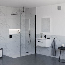 Sensio Odyssey Silver Effect Rectangular Wall-Mounted Bathroom Illuminated Modern Illuminated Mirror (H)70Cm (W)50Cm - thumbnail 1