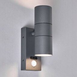 Litecraft Kenn Anthracite Up And Down Outdoor Wall Light With Pir Sensor - thumbnail 3