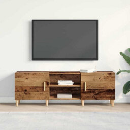 Berkfield Tv Cabinet Old Wood 150X30X50 Cm Engineered Wood - thumbnail 4