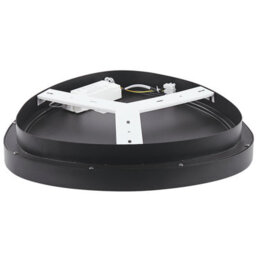 Beliani Triangle Integrated Led Ceiling Lamp - Black Steel With Acrylic Diffuser, W40 X D42 X H13Cm - thumbnail 4