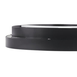 Beliani Triangle Integrated Led Ceiling Lamp - Black Steel With Acrylic Diffuser, W40 X D42 X H13Cm - thumbnail 6