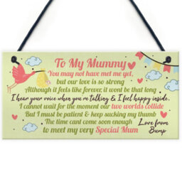 Red Ocean To My Mummy To Be Plaques Gifts From Bump Baby Shower Baby Girl Boy Present Keepsake - thumbnail 1