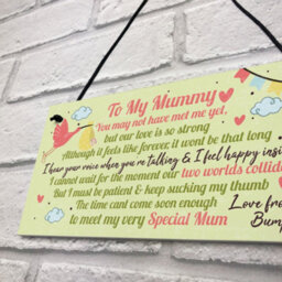 Red Ocean To My Mummy To Be Plaques Gifts From Bump Baby Shower Baby Girl Boy Present Keepsake - thumbnail 7