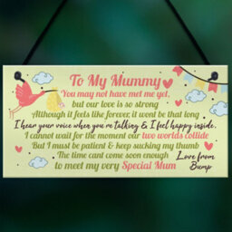 Red Ocean To My Mummy To Be Plaques Gifts From Bump Baby Shower Baby Girl Boy Present Keepsake - thumbnail 5