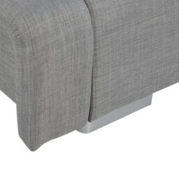 Beliani Waterbed Fabric Nantes 180 X 200 Cm (Eu Super King) Light Grey - thumbnail 8