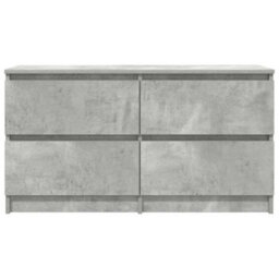 Berkfield Tv Cabinet Concrete Grey 100X35X54 Cm Engineered Wood - thumbnail 6