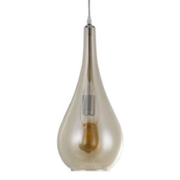 Living And Home Droplet Glass 1 Head Pendant Light Ceiling Light Fixture - thumbnail 4