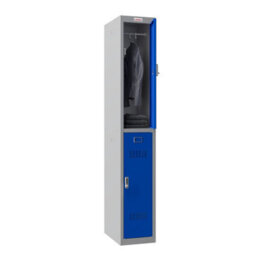 Phoenix Safe Company Phoenix Pl Series Pl1230Gbe 1 Column 2 Door Personal Locker Grey Body/blue Doors With Electronic Locks - thumbnail 2
