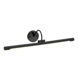 Sleek Black Adjustable Led Picture Light With 7.9W Bulb