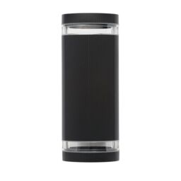 Zinc Ballini Fixed Matt Black Mains-Powered Led Outdoor Modern On/off Wall Light (Dia)9Cm - thumbnail 4