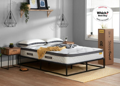 Sleepsoul Heaven Super King Mattress White - image 1