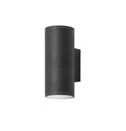 Luminosa Lighting Luminosa Orion Led Outdoor Surface Mounted Wall Light Black Ip54 - thumbnail 1