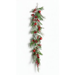 Shatchi Cypress Pine Garland - 180Cm Pe Artificial Christmas Wreath For Styling - thumbnail 2
