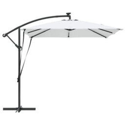 Berkfield Cantilever Banana Parasol Sand 249 X 249 X 250 Cm - thumbnail 6