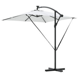 Berkfield Cantilever Banana Parasol Sand 249 X 249 X 250 Cm - thumbnail 7