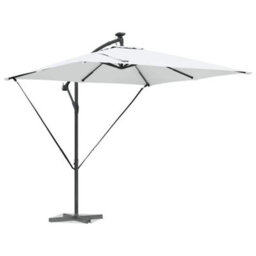 Berkfield Cantilever Banana Parasol Sand 249 X 249 X 250 Cm - thumbnail 3