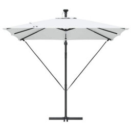 Berkfield Cantilever Banana Parasol Sand 249 X 249 X 250 Cm - thumbnail 5