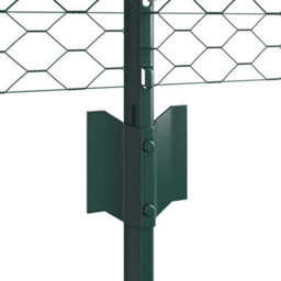 Berkfield Fence Posts 5 Pcs U-Channel Green 60 Cm Steel - thumbnail 6