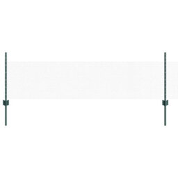 Berkfield Fence Posts 5 Pcs U-Channel Green 60 Cm Steel - thumbnail 2