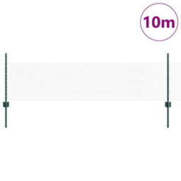 Berkfield Fence Posts 5 Pcs U-Channel Green 60 Cm Steel - thumbnail 3