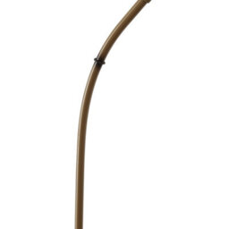 Thehotsale E27 1-Light Fabric Lampshade Floor Lamp With Foot Switch In White - thumbnail 4