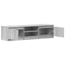 Walplus Tv Cabinet Grey Sonoma 140X40X35.5 Cm Engineered Wood - thumbnail 5