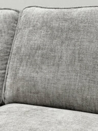 Nebraska Right Hand Corner Hopsack Fabric Grey, Beige Sofa Set - Foam Seats - Wooden Feet - thumbnail 5