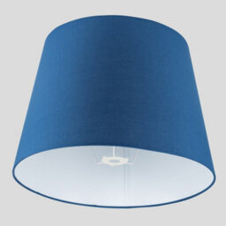 Valuelights Aspen Modern Tapered Table Floor Lamp Light Shade With Blue Fabric Finish (D)45.5Cm - thumbnail 2