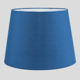 Valuelights Aspen Modern Tapered Table Floor Lamp Light Shade With Blue Fabric Finish (D)45.5Cm - thumbnail 3