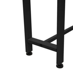 1 Tier Pear Wood Color Console Table Sofa Table Hallway Table Entryway Display - thumbnail 3