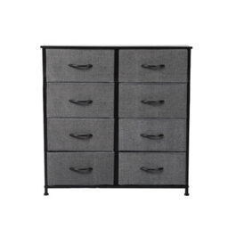 Levede 8 Drawer Fabric Chest Storage Organizer For Bedroom Home - thumbnail 3