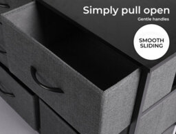 Levede 8 Drawer Fabric Chest Storage Organizer For Bedroom Home - thumbnail 9