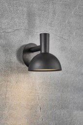 Nordlux Arki Outdoor Metal Wall Light Weatherproof Black,mains - thumbnail 1