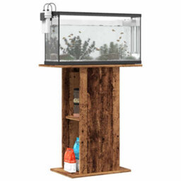 Walplus Old Wood Aquarium Stand 36X60.5X72.5 Cm Engineered Wood Fish Tank Cabinet - thumbnail 3