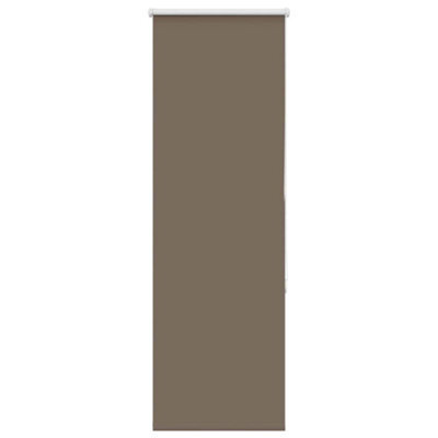 Berkfield Durable Roller Blind Blackout Coffee 40X130 Cm Fabric Width 35.7 Cm Polyester